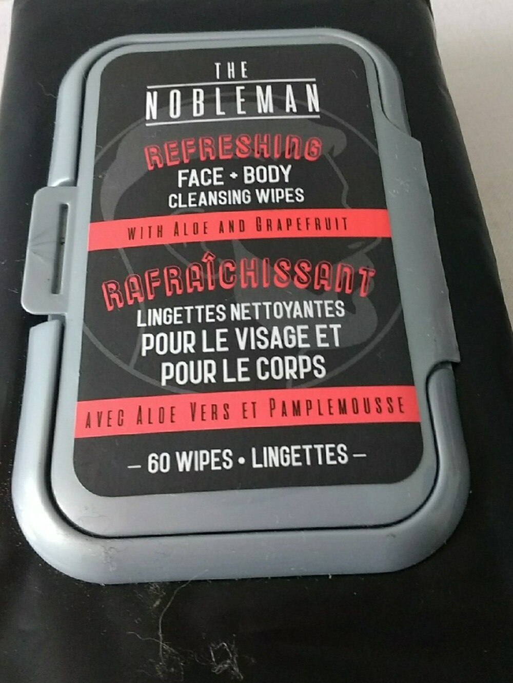 The Nobleman Refreshing Face & Body Cleansing Wipes - 60 Count